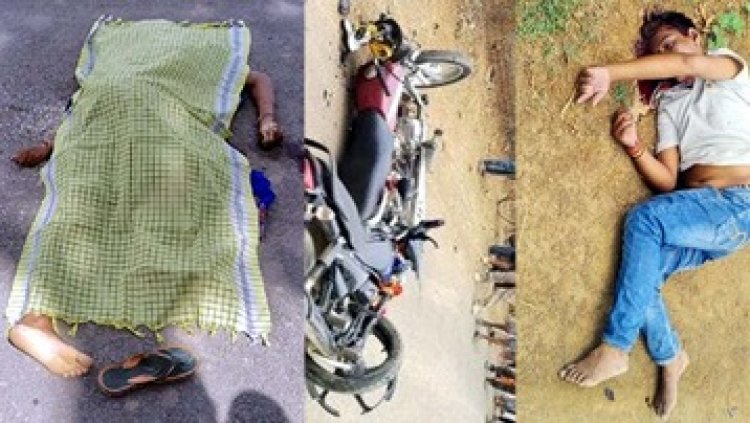 कंटेनर ने बाइक को मारी टक्कर महिला की मौत, बुलेट की ठोकर से दो महिलाएं घायल, दो बाइक की टक्कर एक युवक की गई जान, दूसरा घायल