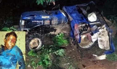 खेत जोतकर घर लौटते समय दर्दनाक हादसा, अनियंत्रित होकर ट्रैक्टर पलटने से चालक की दबकर मौत, गांव में शोक की लहर