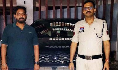 तेज रफ्तार वाहन से गाय के बछड़े को कुचलने वाले फरार आरोपी के खिलाफ पुलिस ने की बड़ी कार्रवाई, हैरियर कार समेत किया गिरफ्तार