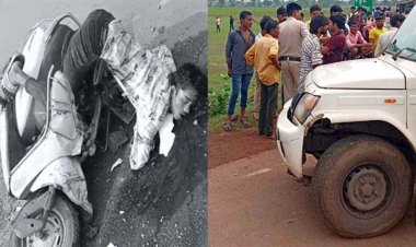 हॉस्पिटल के पास स्कूटी को पिकअप ने मारी टक्कर, युवक की मौके पर दर्दनाक मौत, इधर दो मालवाहक में टक्कर, 3 की हालत नाजुक