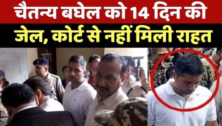 शराब घोटाले में शामिल होने का आरोप, 14 दिन की ज्यूडिशियल रिमांड पर जेल भेजे गए चैतन्य बघेल, कोर्ट से नहीं मिली राहत, ED ने नहीं मांगी रिमांड