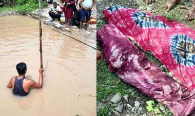 पत्थर खदान के गड्ढे में डूबने से 2 मासूमों की मौत, बारिश में भर गया पानी, खेलते-खेलते पहुंच गए बच्चे,SDRF के साथ मिलकर ग्रामीणों ने निकाला शव