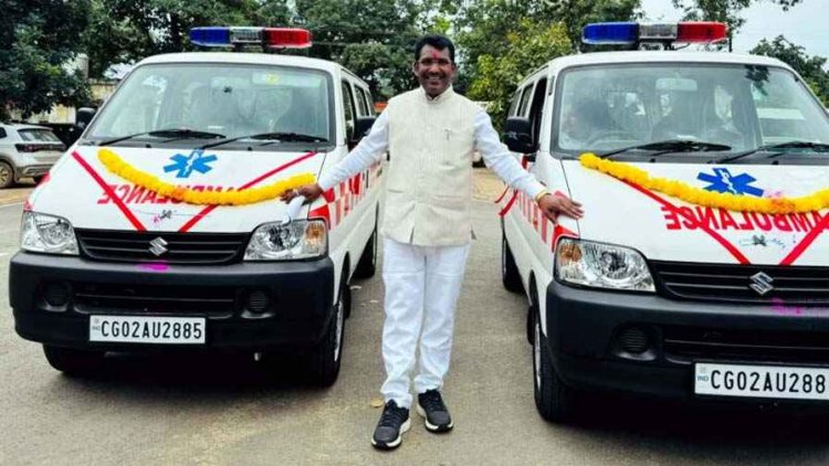 विधायक रोहित साहू की अगुवाई ऐतिहासिक तिरंगा यात्रा, युवाओं में उमड़ा देशभक्ति का जज़्बा, दो नई एंबुलेंस की दी सौगात, अब रफ्तार से पहुंचेगी स्वास्थ्य सुविधा