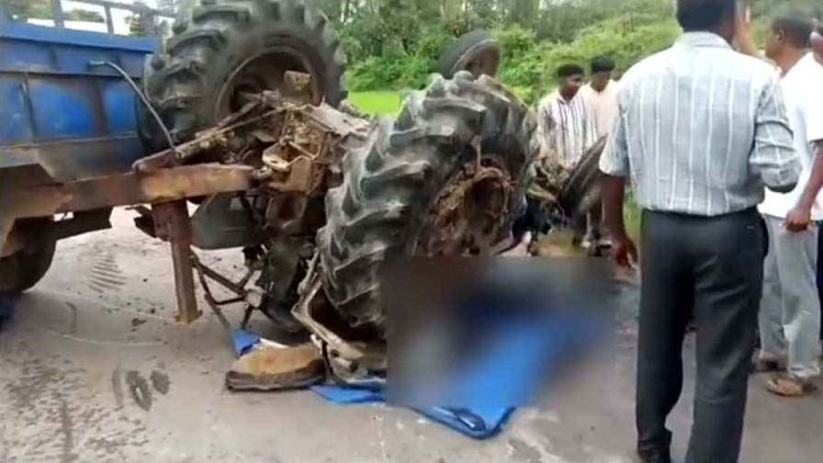 मैनपुर में दर्दनाक सड़क हादसा, अनियंत्रित होकर ट्रैक्टर पलटने से मौके पर ही एक की मौत, दूसरा गंभीर, रेफर, इलाके में शोक की लहर