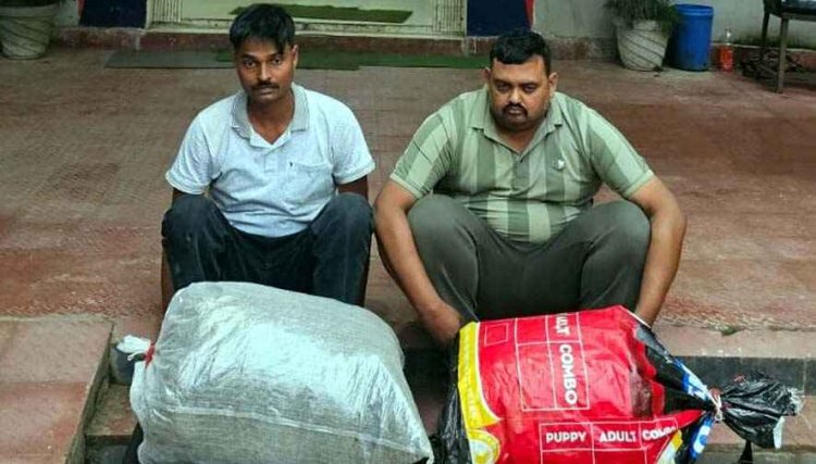 खुद को आर्मी का जवान बताकर गांजा तस्करी, सेना की फर्जी आईडी दिखाकर गुमराह करने की कोशिश, यूपी के दो तस्कर गिरफ्तार
