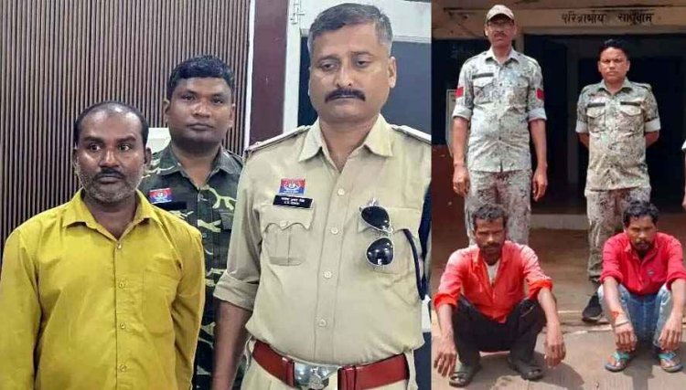 छत्तीसगढ़ में अवैध तरीके से गौ तस्करी चार मामलों में हुई कार्यवाही, पुलिस ने  ड्राइवर और हेल्पर समेत सात आरोपियों को किया गिरफ्तार