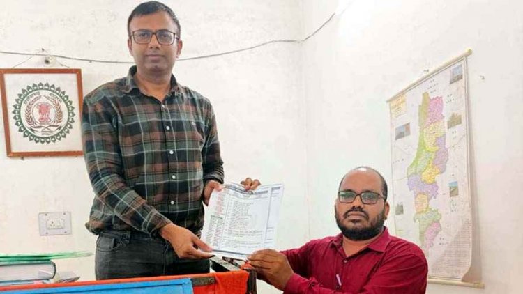 रिश्वत की मांग कर शिक्षक संगठन के पदाधिकारीयो को कार्रवाई की धमकी देने वाले बीईओ के खिलाफ तहसीलदार को सौंपा ज्ञापन