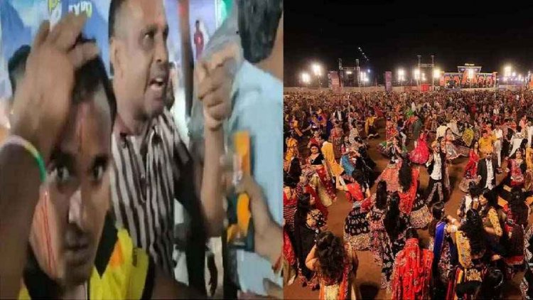 देर रात गरबा उत्सव में बवाल, कार्यक्रम के दौरान बजरंग दल और दुर्गा समिति के युवकों में जोरदार झूमा-झटकी, एक युवक घायल