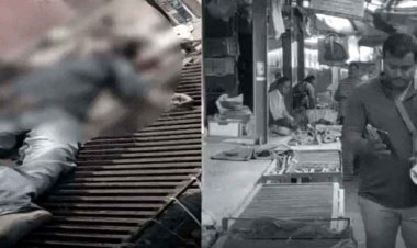 इंदिरा मार्केट में खून से लथपथ संदिग्ध लाश मिलने से मचा हड़कंप, सिर पर चोट के निशान, हत्या की आशंका, पुलिस कर रही मामले की जांच