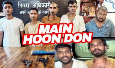 हथियार लहराकर धमकी देते रील बनाने वाले गुंडों की पुलिस ने निकाल दी हेकड़ी, सात गिरफ्तार, पिस्तौल-रिवॉल्वर-एयरगन-बुलेट वाहन और चाकू जब्त*