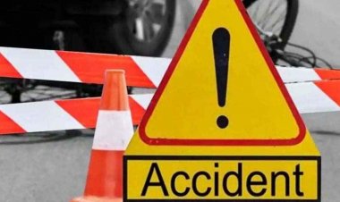 जानवर से टकराकर हादसे के शिकार पिता ने किया फोन, मदद के लिए आ रहे बेटे ने बाप पर चढ़ा दी गाड़ी, पुत्र को भी आई चोटें