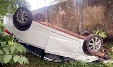 दर्दनाक सड़क हादसा, नेशनल हाईवे 930 पर सड़क के बीच बैठे मवेशी से टकराई तेज रफ्तार कार, चालक घायल, जानवर की मौत