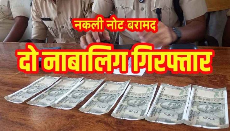 चोरी के नोट निकले नकली, खपाने की फिराक में पकड़े गए दो नाबालिग लड़के, 100-100 रुपए की 53 जाली करेंसी बरामद, मचा हड़कंप