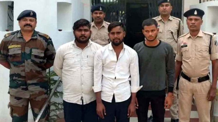 सोशल मीडिया में फैलाई मूर्ति तोड़ने की अफवाह, भ्रामक खबरें फैलाकर लोगों को आंदोलन के लिए उकसाने का आरोप, तीन आरोपी गिरफ्तार