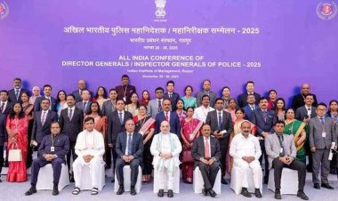 गृह अमित शाह ने छत्तीसगढ़ के रायपुर में तीन दिवसीय 60वीं DGP/IGP कॉफ्रेंस का  किया उद्घाटन, PM मोदी की अध्यक्षता में आयोजन