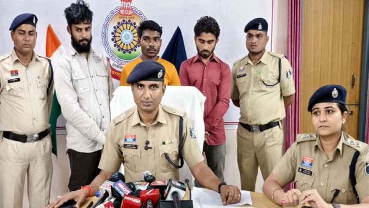 मगरलोड में ट्रैक्टर-ट्राली चोरी का पुलिस ने किया खुलासा, तीन आरोपी गिरफ्तार होकर पहुंचे जेल, 10 लाख रुपये का माल बरामद