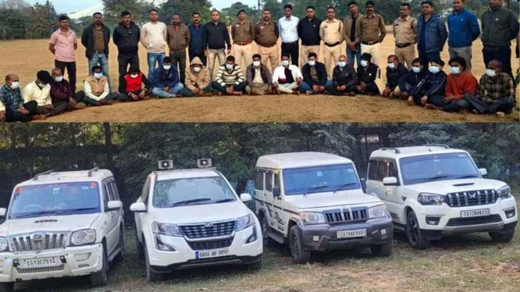 डकैती में शामिल 19 डकैत गिरफ्तार, आरोपियों से हथियार और गाड़ियां जब्त, कैश और ज्वेलरी नही लग सके पुलिस के हाथ, लोगों ने पुलिस पर उठाए सवाल