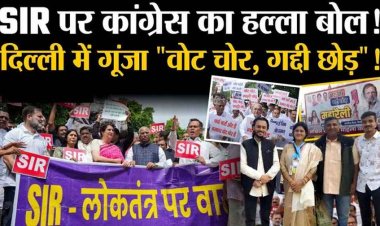 'वोट चोरी' के खिलाफ कांग्रेस का हल्ला बोल, प्रियंका बोलीं- बैलेट पर चुनाव हुआ तो BJP हारेगी, महारैली कार्यक्रम में शामिल हुए नदीम मेमन