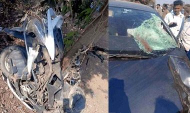 तेज रफ्तार कार ने स्कूटी को मारी जोरदार टक्कर, दर्दनाक हादसे में एक साथ वर्षीय बच्चे समेत दो की मौके पर मौत, लोगों में आक्रोश