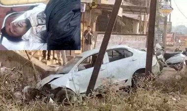 पापा की याद में स्टेटस लगाया और बेटा हुआ हादसे का शिकार, आधी रात पलटी तेज रफ्तार कार, सारे एयर बैग भी खुले फिर भी गई जान