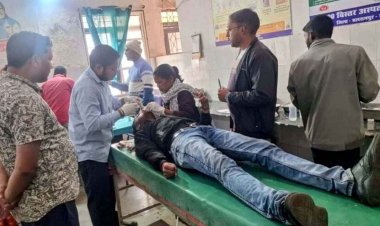 हाईवे पर बस-टेलर की जोरदार टक्कर, 20 से ज्यादा यात्री घायल, धूल के कारण नहीं दिखी गाड़ी, निर्माण एजेंसी की लापरवाही का आरोप