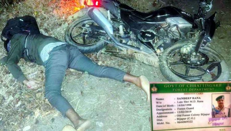 ड्यूटी खत्म कर लौट रहे फॉरेस्ट बीट गार्ड की बाइक अनियंत्रित होने से दर्दनाक मौत, सड़क सुरक्षा सप्ताह के बीच बढ़े दुर्घटना के आंकड़े