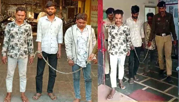 पुरानी रंजिश के चलते बदमाशों ने युवक पर ब्लेड से किया हमला, पुलिस ने फौरन लिया एक्शन, तीन आरोपियों गिरफ्तार कर भेजा जेल