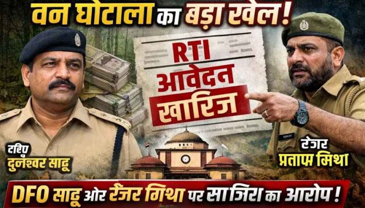 वन घोटाला का बड़ा खेल, DFO दुलेश्वर साहू पर रेंजर को बचाने की साजिश, RTI दबाने का आरोप, अब हाईकोर्ट में इंसाफ की गुहार