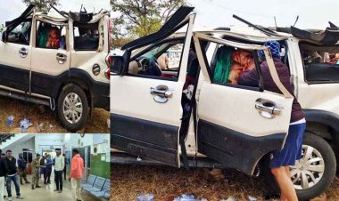 ड्राइवर को आई झपकी और फिर सब खत्म, स्कॉर्पियो वाहन अनियंत्रित होकर दुर्घटनाग्रस्त, गरियाबंद के तीन लोगों की मौके पर मौत, छह घायल