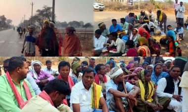 50 किलोमीटर पैदल चलकर 70 से अधिक आदिवासी पहुंचे कलेक्ट्रेट, 2022 के मारपीट केस वापसी के विरोध में धरना, बोले- हमें चाहिए न्याय