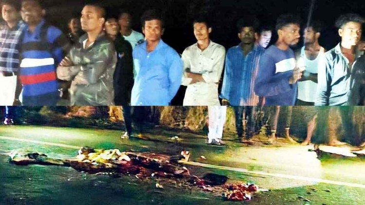 नेशनल हाईवे 130 पर धान से भरी ट्रक ने बाइक को मारी टक्कर, हादसे में एक युवक की मौके पर दर्दनाक मौत, 3 किमी तक घसीटता रहा बाइक