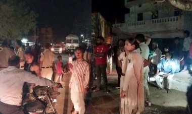 मकान में जा घुसा तेज रफ्तार अनियंत्रित ट्रेलर, नाबालिग की हालत नाजुक, इलाज जारी, गुस्साए लोगों ने  मुआवजा और स्पीड ब्रेकर की मांग पर किया चक्का जाम