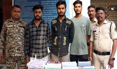 साइबर ठगी गिरोह का भंडाफोड़, म्यूल अकाउंट से ठगी करने वाले 3 आरोपी गिरफ्तार, 101 पासबुक, 35 एटीएम, 28 चेकबुक और एक लाख 36 हजार जब्त