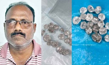 गरियाबंद में लाखों की डील से पहले दबोचा गया अंतरराज्यीय तस्कर, थैली से निकले 63 लाख के 34 नग बिना तराशे डायमंड, आरोपी तस्कर बंशी शेट्टी गिरफ्तार