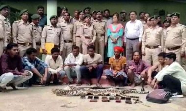 बंदूक से तेंदुए का शिकार कर खाल की तस्करी का प्रयास,वन विभाग की सख्ती से हुआ बड़े तस्कर गिरोह का खुलासा, 9 आरोपियों को किया गिरफ्तार