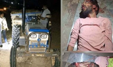 नदी घाट पर बड़ा हादसा, रेत से भरे ट्रैक्टर की चपेट में आकर युवक की मौत, लापरवाही बनी जानलेवा, मौके पर ही तोड़ा दम, अवैध परिवहन पर उठे सवाल