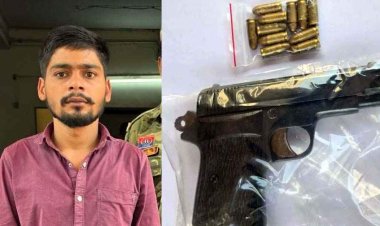 नाजायज हथियारों पर पुलिस की पैनी नजर, धमतरी में अवैध पिस्टल लेकर घूम रहा हिस्ट्रीशीटर गिरफ्तार, 11 जिंदा कारतूस बरामद, फैली सनसनी