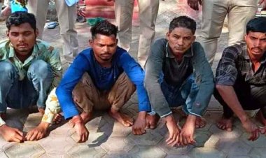 शराब के लिए पैसे मांगने पर विवाद, युवक से मारपीट, गुंडागर्दी के खिलाफ एक्शन, पुलिस ने 4 आरोपियों को किया गिरफ्तार, एक फरार आरोपी की तलाश जारी