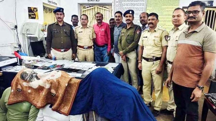 रेलवे सुरक्षा बल का ऑपरेशन यात्री सुरक्षा के तहत 48 घंटे में 6.68 लाख के गहनों की चोरी का खुलासा, लाखों के गहने चुराने वाले चार आरोपी गिरफ्तार