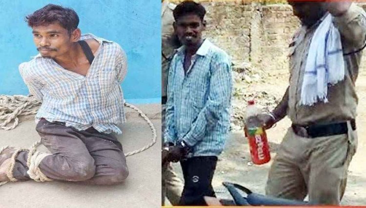 डेढ़ वर्षीय मासूम के सिर पर ईंट से मारकर उतारा मौत के घाट, पत्नी ने खाना नहीं दिया तो गुस्से में किया मर्डर, लोगों ने रस्सी से बांधा, आरोपी शिवाजी गिरफ्तार