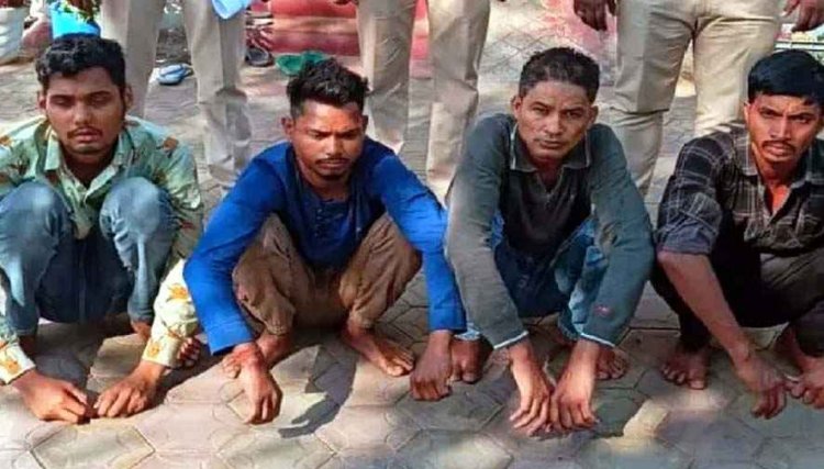 शराब के लिए पैसे मांगने पर विवाद, युवक से मारपीट, गुंडागर्दी के खिलाफ एक्शन, पुलिस ने 4 आरोपियों को किया गिरफ्तार, एक फरार आरोपी की तलाश जारी