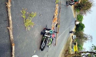 तेज रफ्तार पिकअप ने बाइक को मारी जोरदार टक्कर, घर लौट रहे युवक की मौके पर ही दर्दनाक मौत, ड्राइवर के खिलाफ एफआईआर दर्ज, जांच में जुटी पुलिस