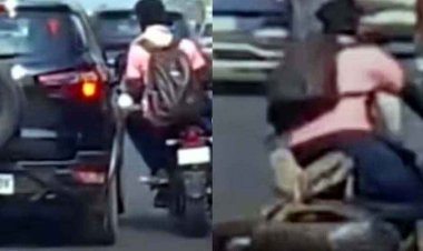 फिंगेश्वर रोड में ओवरटेक करने के दौरान पीछे से आ रहे बाइक सवार युवकों ने मारी जोरदार टक्कर, दो लोगों की मौके पर ही मौत, 2 की हालत नाजुक