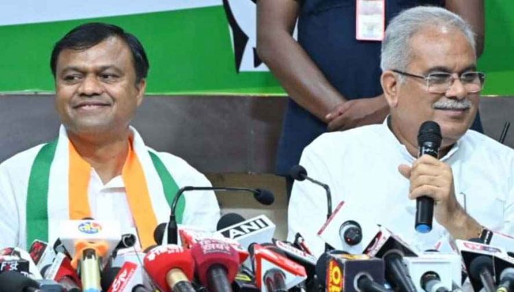 मोदी सरकार ने अपनी विफलता से ध्यान हटाने लाया आरक्षण मुद्दा-भूपेश बघेल, पूरी मशीनरी लगाकर भी रैली में 2000 महिला भी नहीं जुटा पाए -दीपक बैज