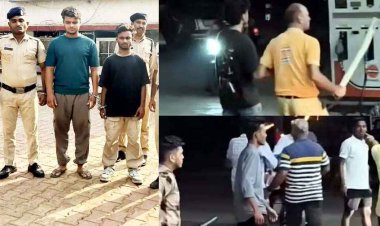 पेट्रोल पंप पर देर रात जमकर हंगामा, युवकों ने कार सवार को मारा थप्पड़, लाठी लेकर दौड़ता दिखा स्टाफ, पैदल घुमाकर मांगी सार्वजनिक माफी