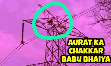 कुरुद में 'दो पत्नियों' के झगड़े से तंग आकर दूसरी बार हाइटेंशन टावर पर चढ़ा किसान, नीचे उतरने के लिए रखी अनोखी शर्त- एक छत के नीचे दोनों रहे