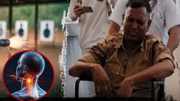 ट्रेनिंग के दौरान दर्दनाक हादसा, धमतरी में फायरिंग प्रैक्टिस करते वक्त तकनीकी खराबी से जवान घायल, पुलिस लाइन में हड़कंप का माहौल,जांच जारी