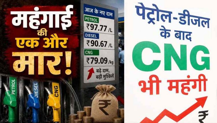 आम जनता पर महंगाई का डबल नहीं, ट्रिपल झटका: पेट्रोल-डीजल के बाद CNG भी हुई महंगी, भारतीय रुपया कमजोर, डॉलर के सामने 95.94 तक लुढ़का