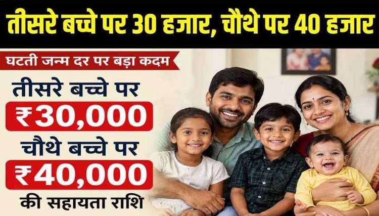 मुख्यमंत्री ने जनसंख्या बढ़ाने के लिए कैश ऑफर का किया बड़ा ऐलान, तीसरा बच्चा पैदा होने पर 30 हजार और चौथा होने पर 40 हजार फौरन देगी सरकार