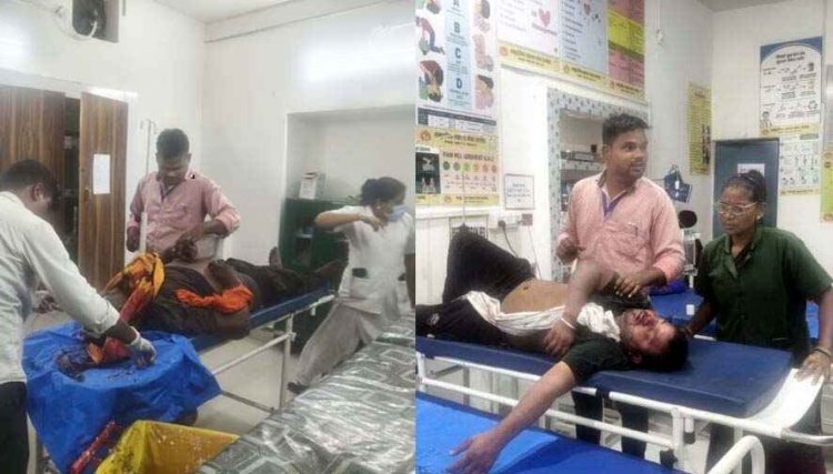 भीषण सड़क हादसा, स्वागत द्वार के पिलर से टकराई तेज रफ्तार कैंपर, ट्रांसपोर्टर समेत 2 की मौके पर मौत, दो गंभीर, इलाज जारी, वाहन के उड़े परखच्चे, पसरा मातम